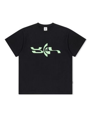 Geometric Logo Tee Black