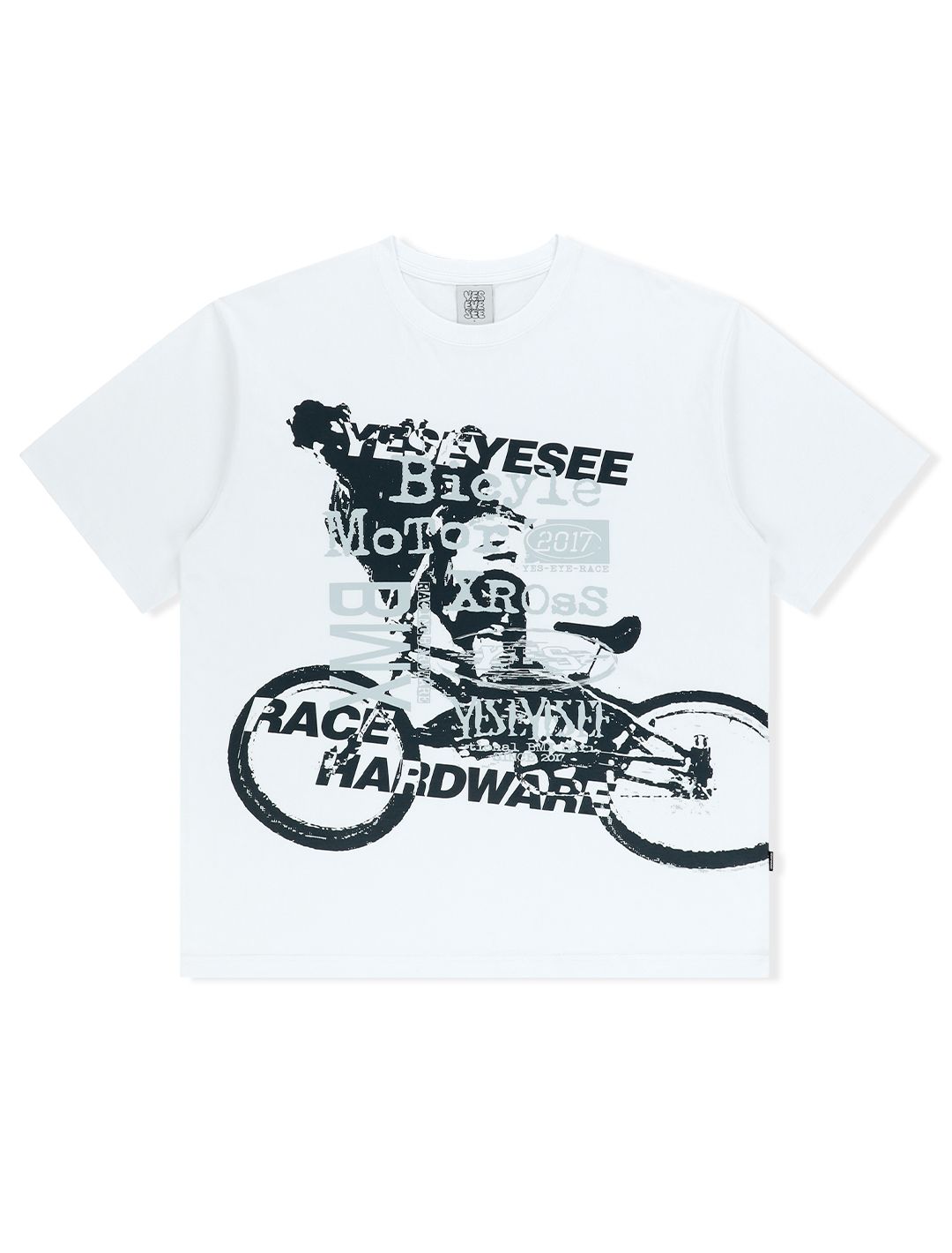 [YESEYESEE]★25SS★韓国人気★Y.E.S BMX Tee MUSINSA公式 | YESEYESEE Y.E.S BMX Tee White