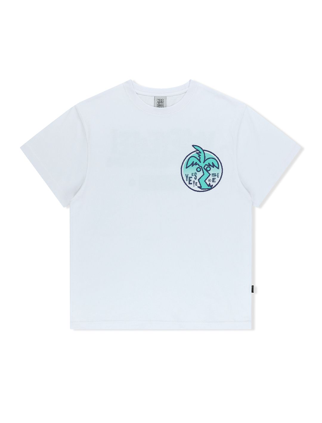 ★YESEYESEE★ YES Palm Tree Tee White YS251TTSST04WHT yeseyesee® :: Y.E.S Palm Tree Tee White