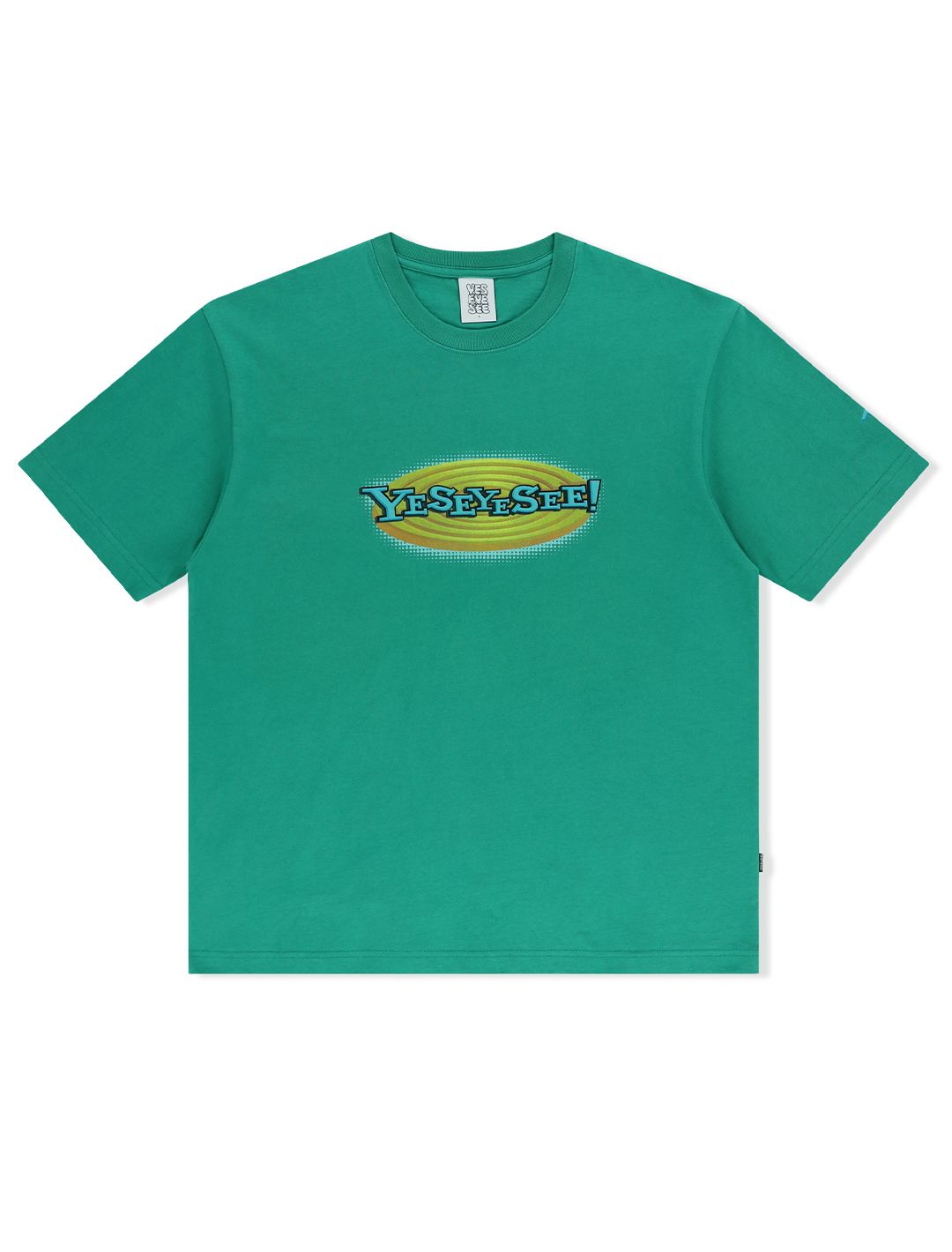 MUSINSA | YESEYESEE Y.E.S Web Logo Tee Green