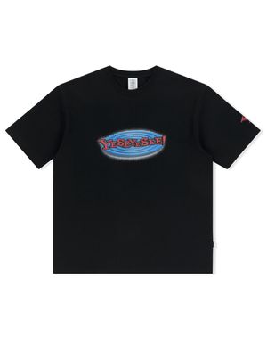 Y.E.S Web Logo Tee Black
