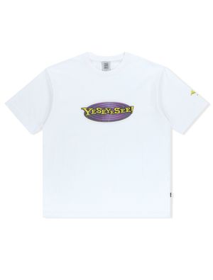 Y.E.S Web Logo Tee White