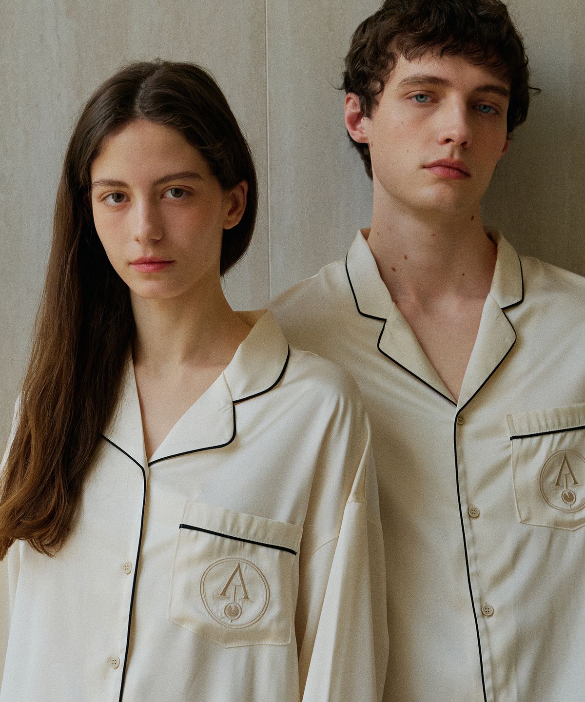 아템포(ATEMPO) CLASSIC PAJAMA COUPLE SET_royal ivory