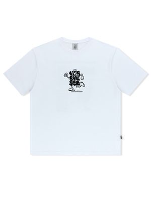 Alive Logo Tee White