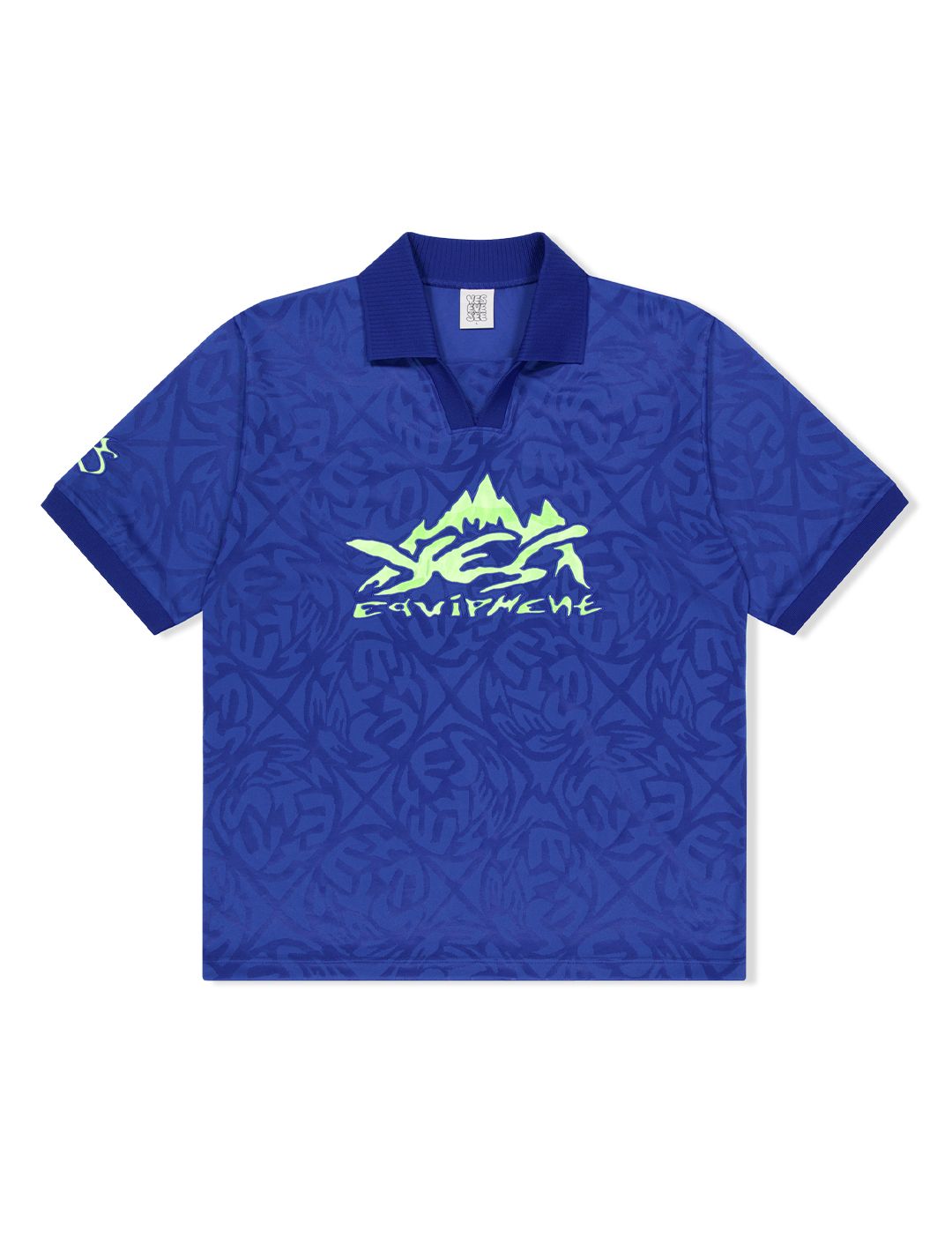MUSINSA | YESEYESEE Y.E.S Jacquard Football Tee Blue