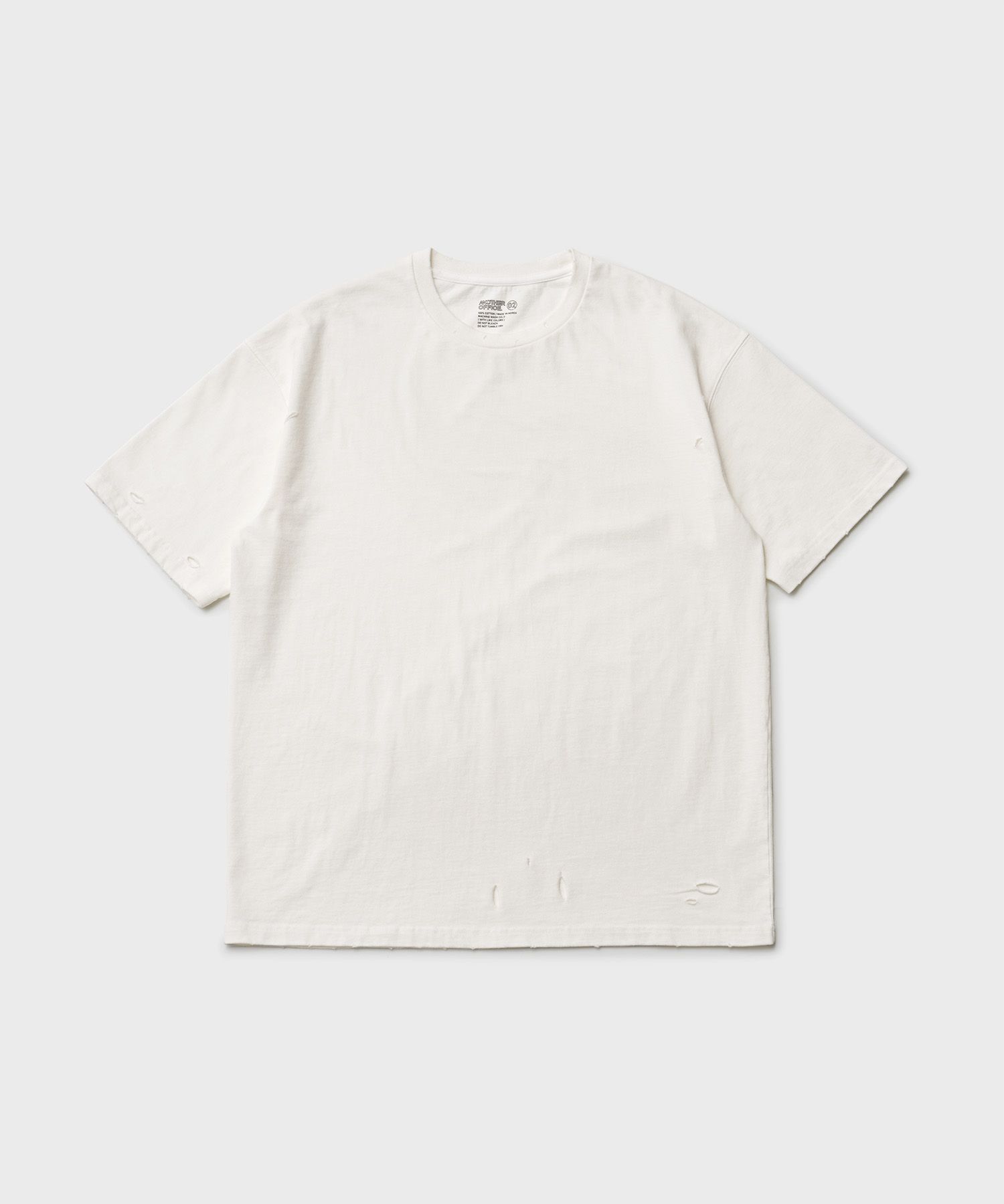【WHITE】Damage logo tee MUSINSA | ANOTHER OFFICE Bold Damage Tee (Off White)