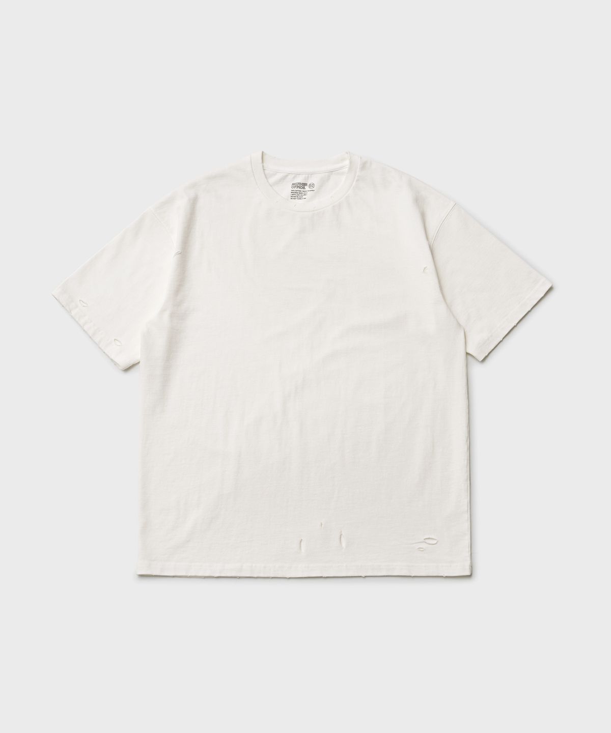 어나더 오피스(ANOTHER OFFICE) Bold Damage Tee (Off White)
