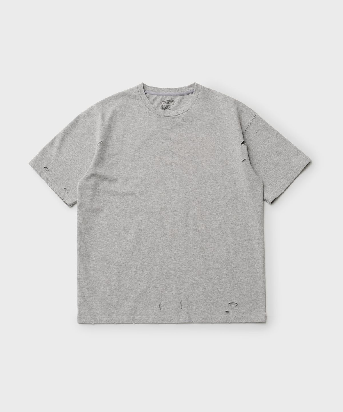 어나더 오피스(ANOTHER OFFICE) Bold Damage Tee (Heather Gray)