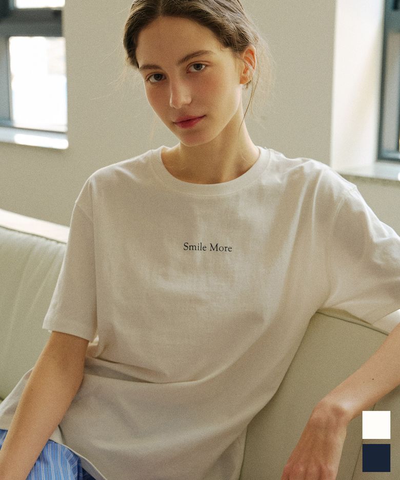 LETTERING COTTON T-SHIRT (woman)
