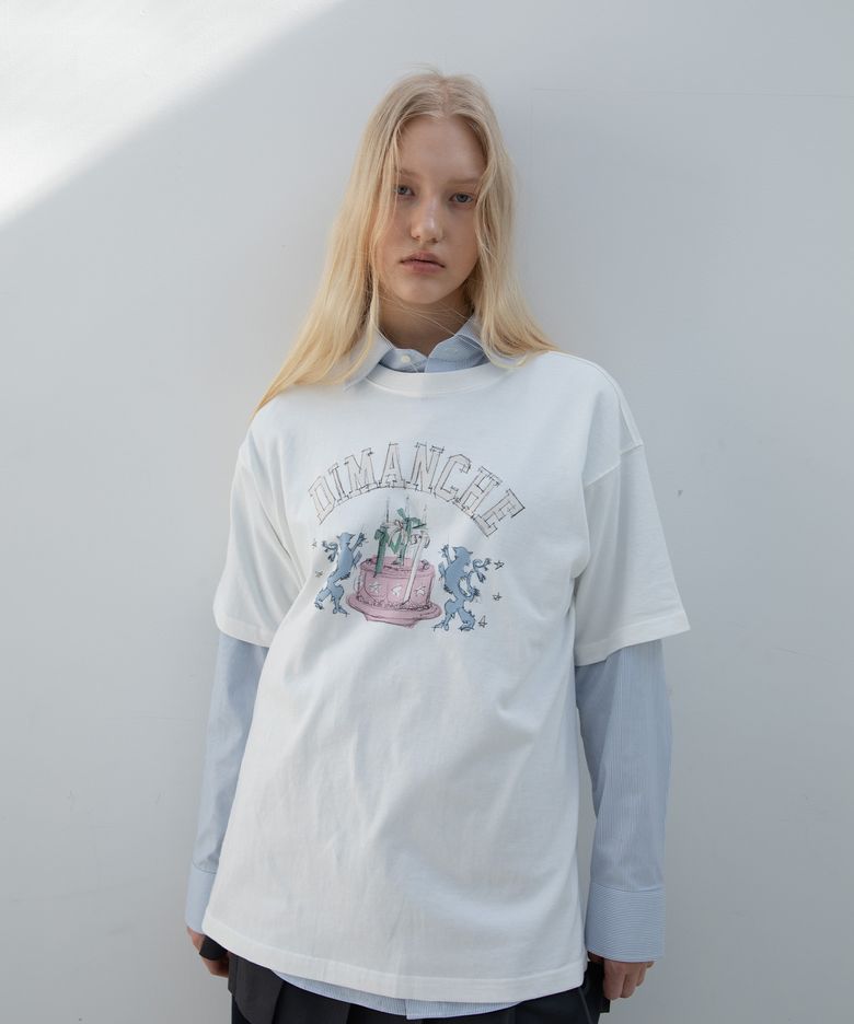 PREPPY CAKE OVERSIZE T-SHIRT