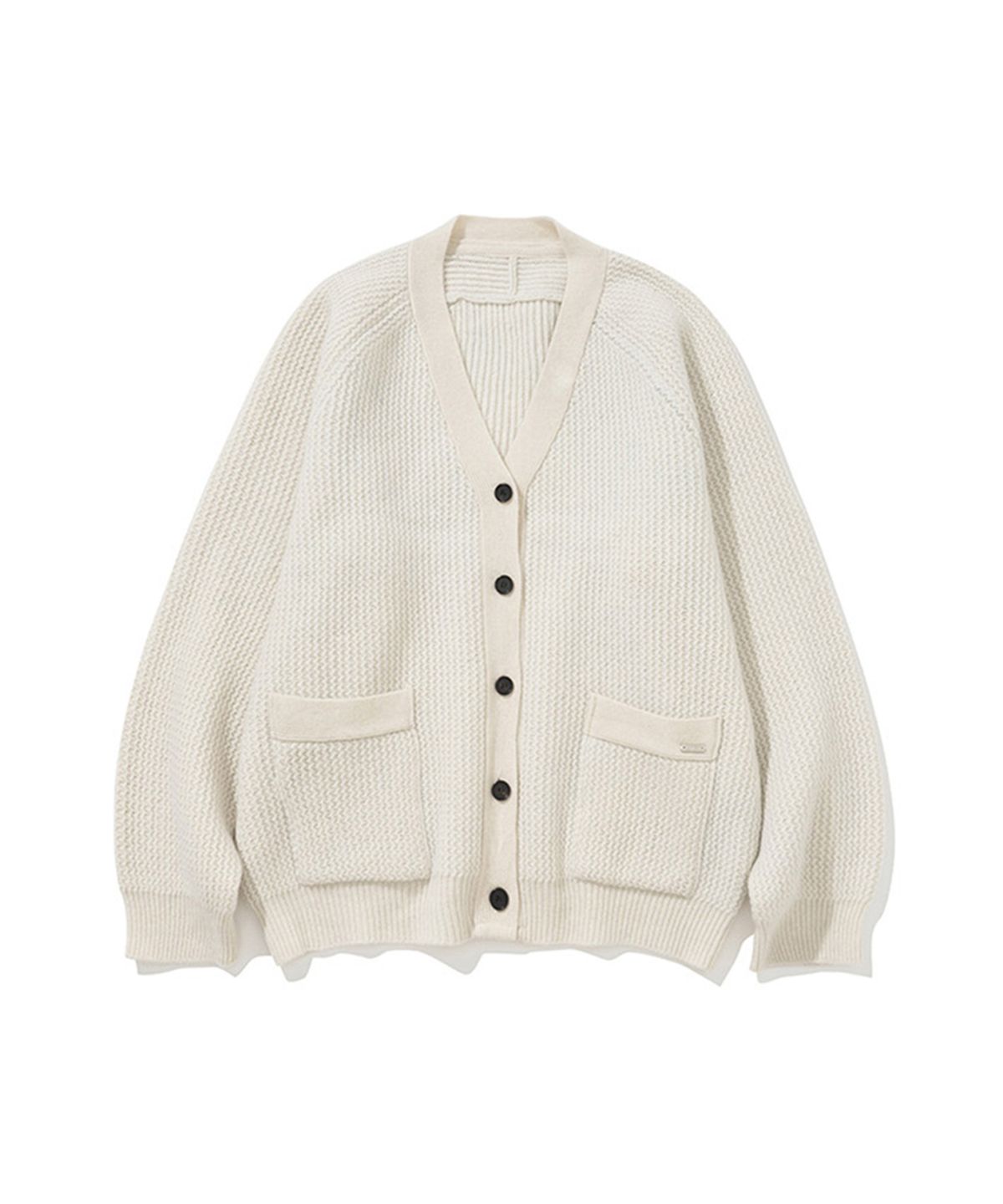 에르에르(ERER) [UN] Wool Knit Club Cardigan Ivory