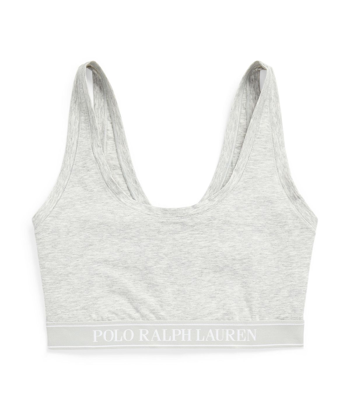 폴로 랄프로렌 이너웨어(POLO RALPH LAUREN INNERWEAR) 심리스 크롭 탱크탑 그레이 4P1029