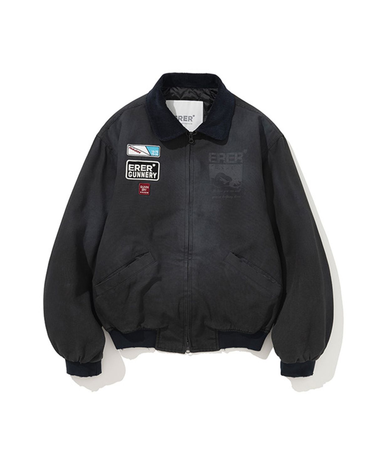 에르에르(ERER) [UN] Mechanic Vintage Jacket Charcoal