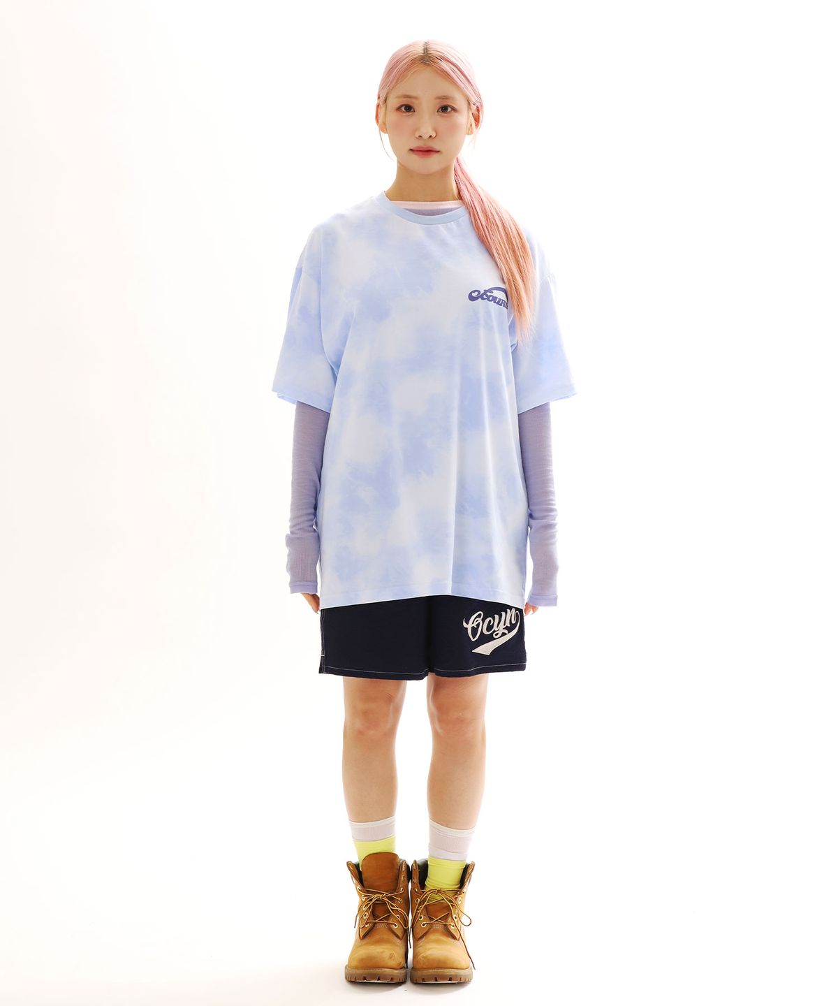 오브콜스와이낫(OFCOURSEWHYNOT) Home sweet home nylon shorts_Navy