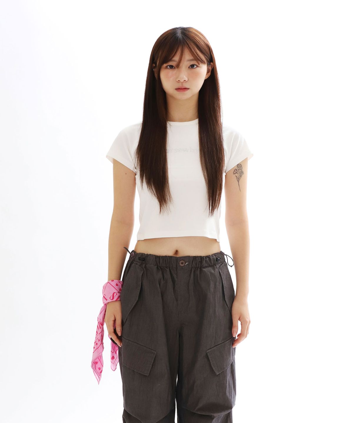 오브콜스와이낫(OFCOURSEWHYNOT) That girl vibe Tee_White