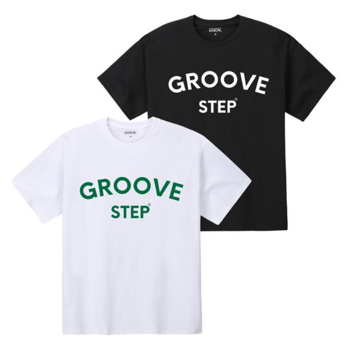 그루브스텝(GROOVESTEP) [2PACK] 그루브스텝 라운드 반팔 티셔츠 S0262