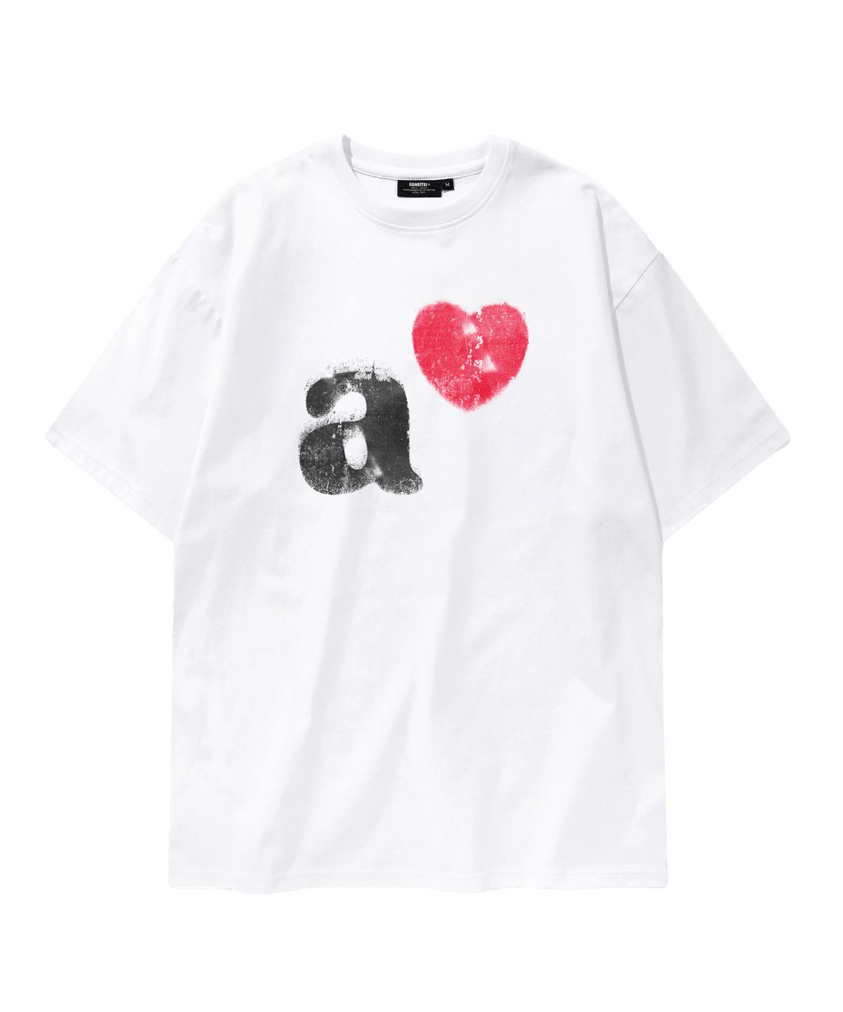 카네이테이(KANEITEI) A LOVE SHORT SLEEVES (WHITE)