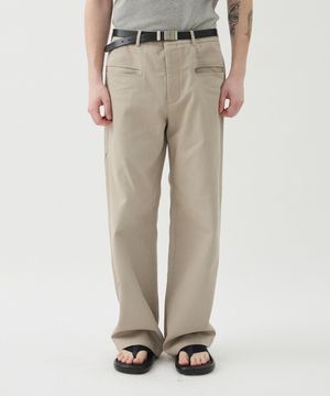 ELLIPSE WORK TROUSERS - TAUPE BEIGE