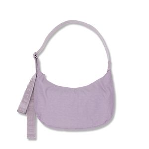 나일론 크레센트백 미디움 Dusty Pink