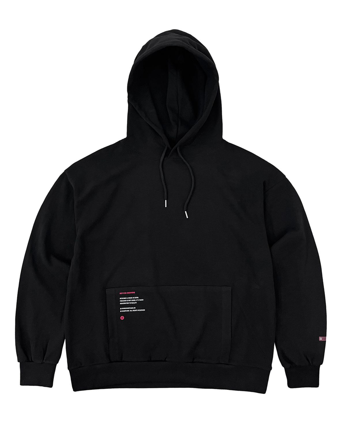 한량 컬렉티브(HANRYANG COLLECTIVE) hr001-1 hoodie q1 black