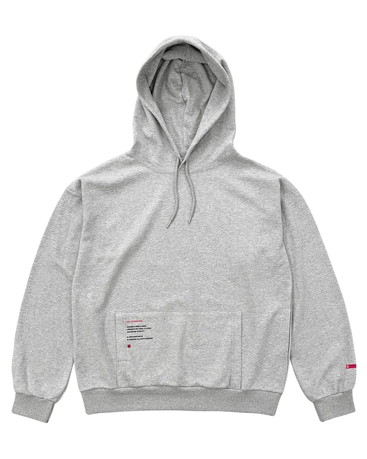 한량 컬렉티브(HANRYANG COLLECTIVE) hr001-1 hoodie q1 gray