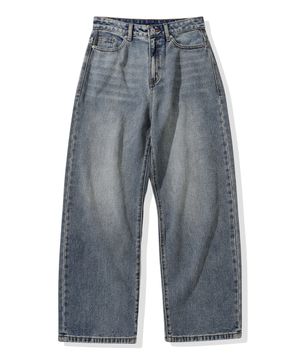 와이드 데님 팬츠_빈티지블루