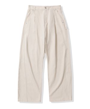 엑스트라 와이드 코튼팬츠_크림