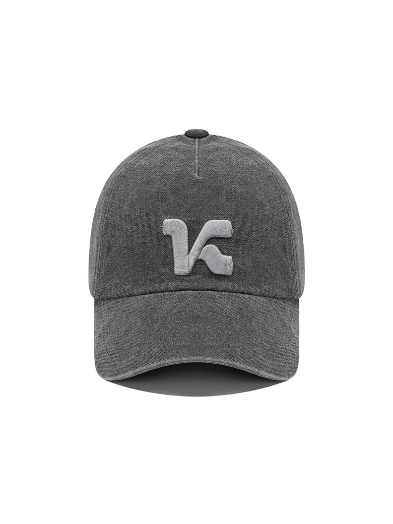 K Symbol Cap UNISEX Charcoal