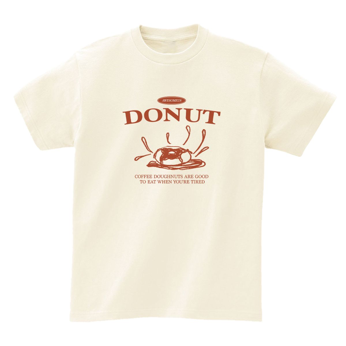 어썸어스(AWESOMEUS) Awesomeus DONUT T-SHIRTS_4COLOR