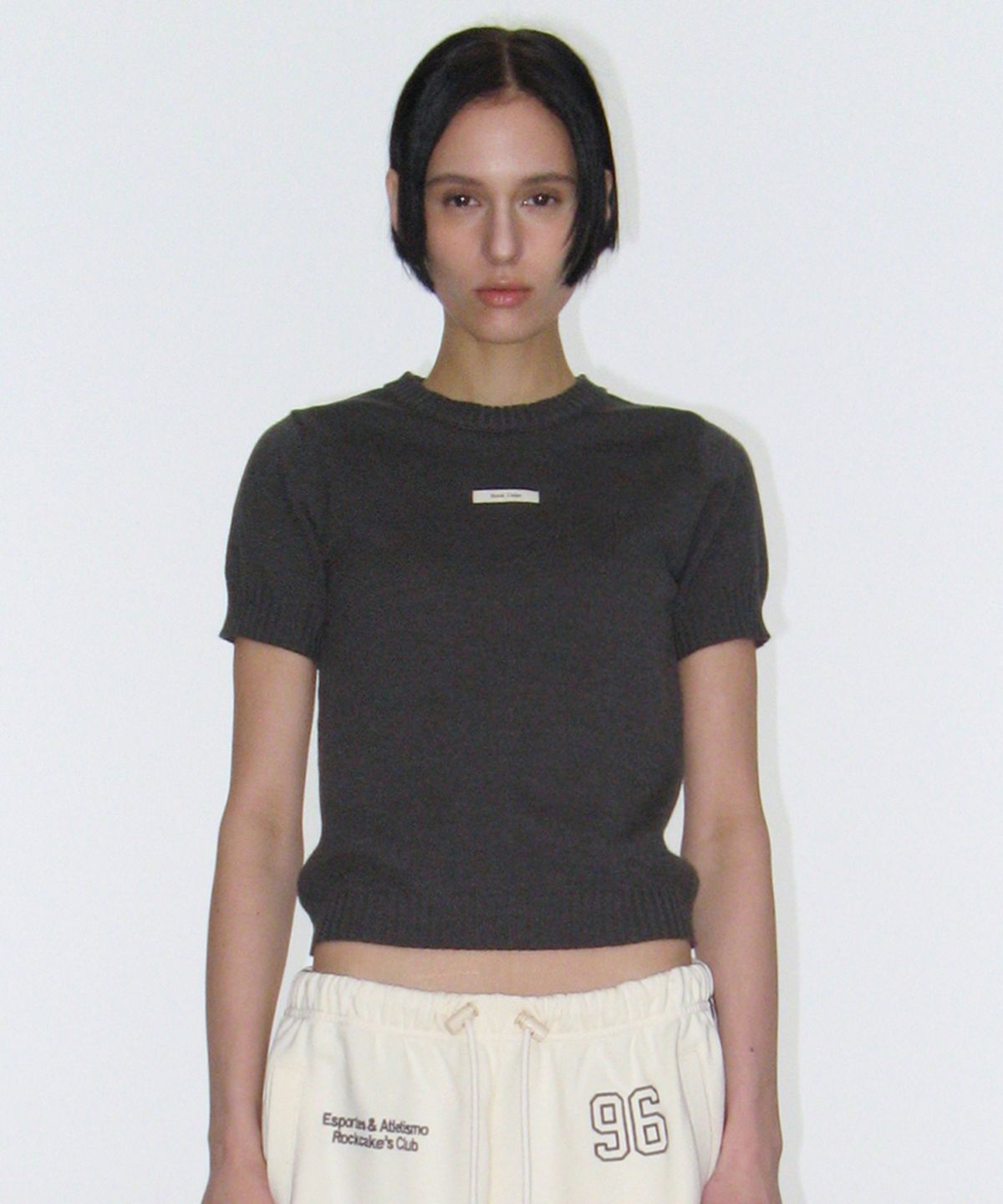 락케이크(ROCKCAKE) Beige Label Essential Knit - Charcoal