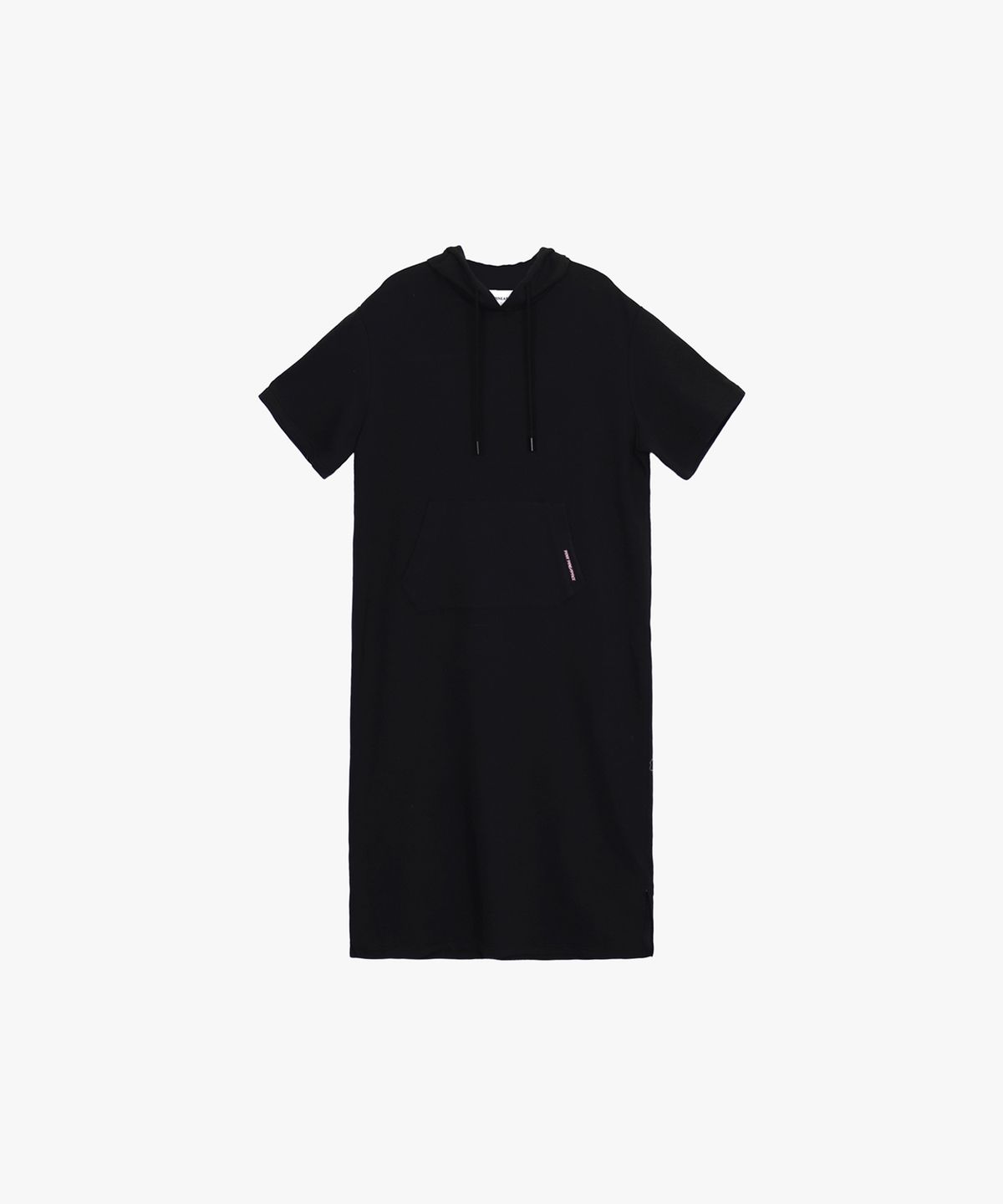 핑크파인애플(PINK PINEAPPLE) PPA HOODIE HALF DRESS_BLACK