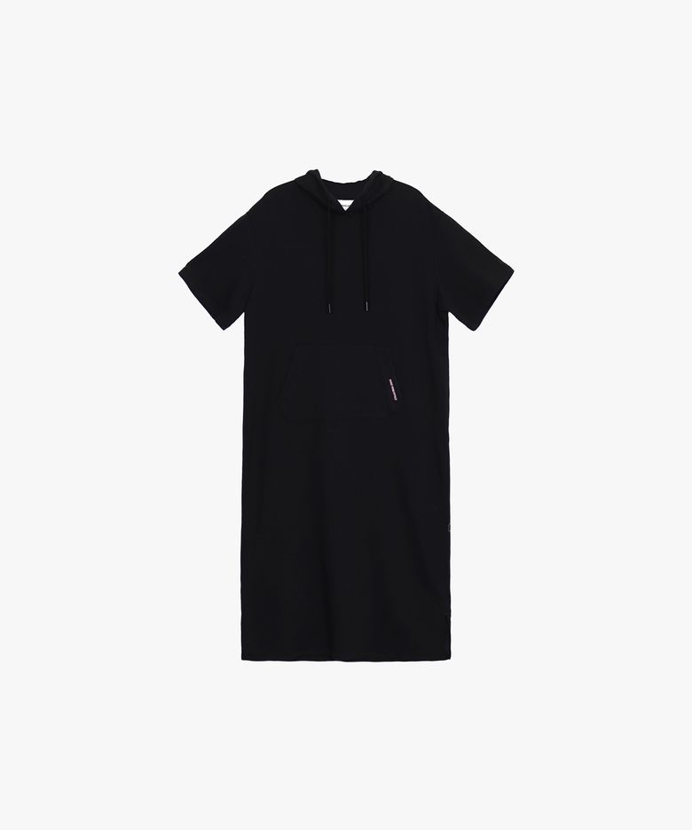 PPA HOODIE HALF DRESS_BLACK