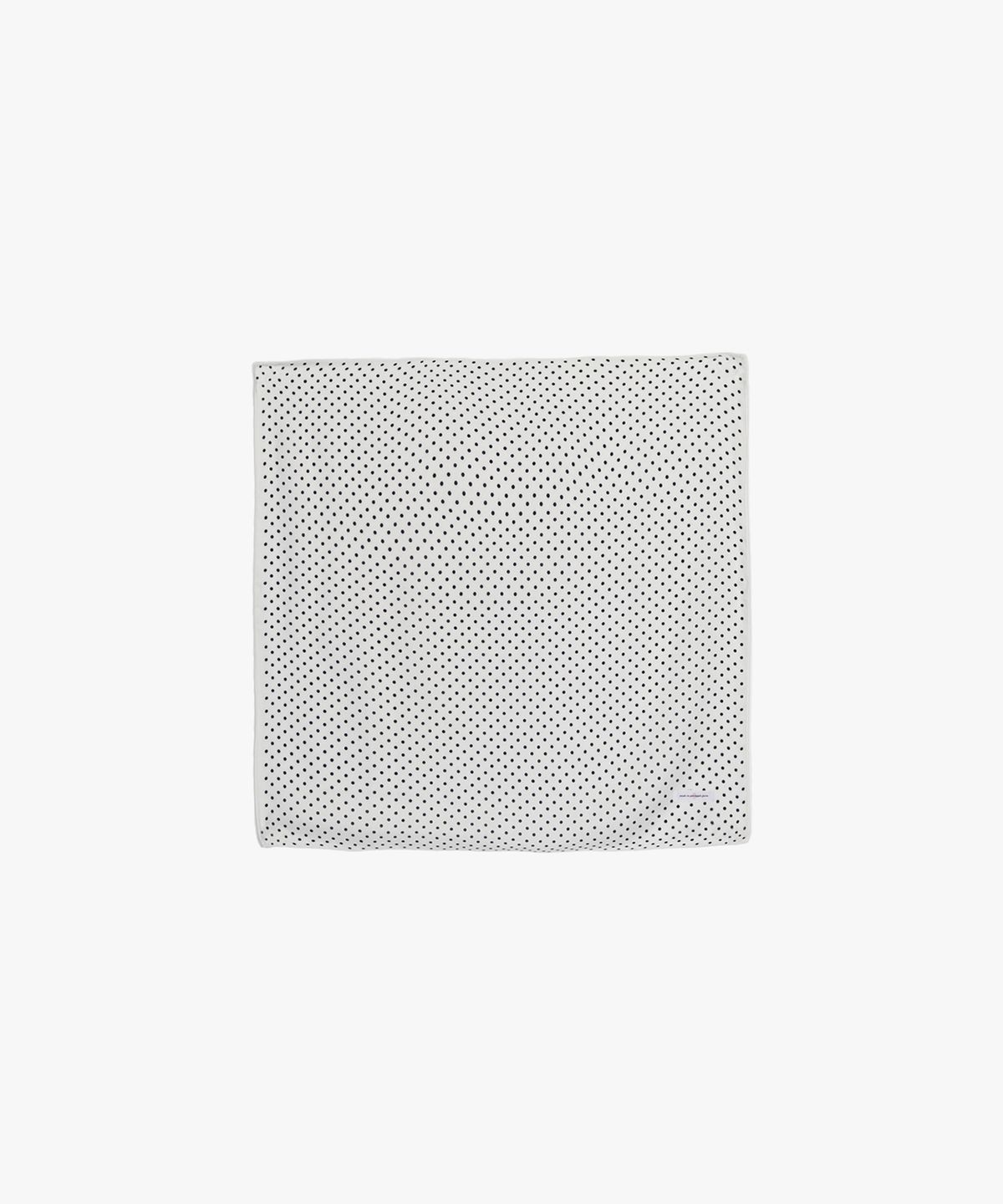 핑크파인애플(PINK PINEAPPLE) DOT VELVET SCARF_WHITE