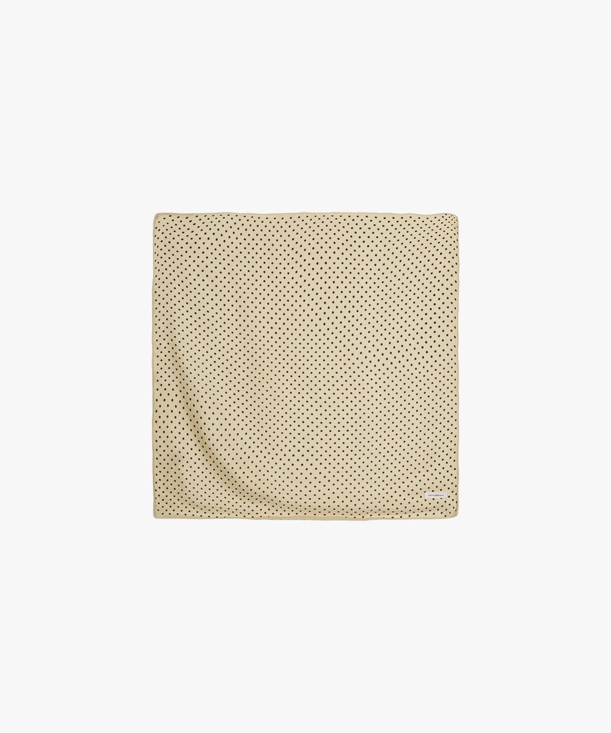 핑크파인애플(PINK PINEAPPLE) DOT VELVET SCARF_BEIGE