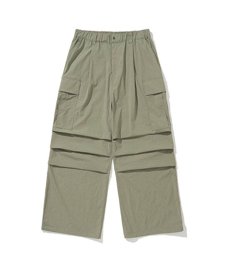 [UN] Lightweight Nylon Carpenter Pants Khaki
