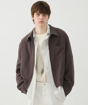 CINCHED LIGHT BLOUSON - BROWN