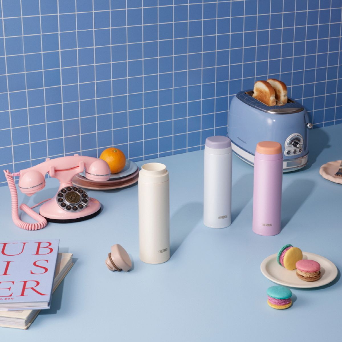 써모스(THERMOS) 보온보냉 식기세척기용 퀵오픈 이지 텀블러 JOR-500K (500ml)