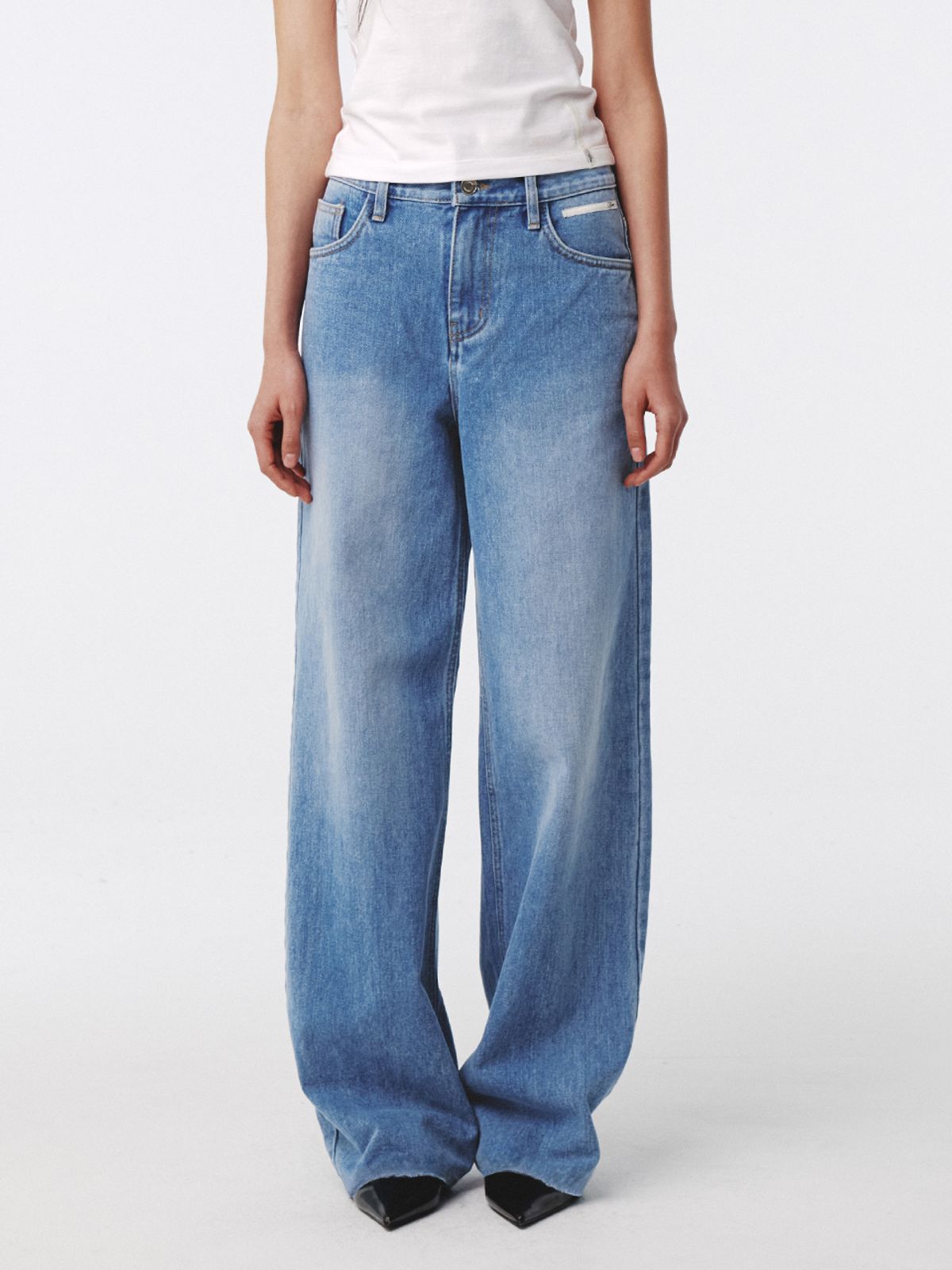 기준(KIJUN) Daily Essential Jeans Blue