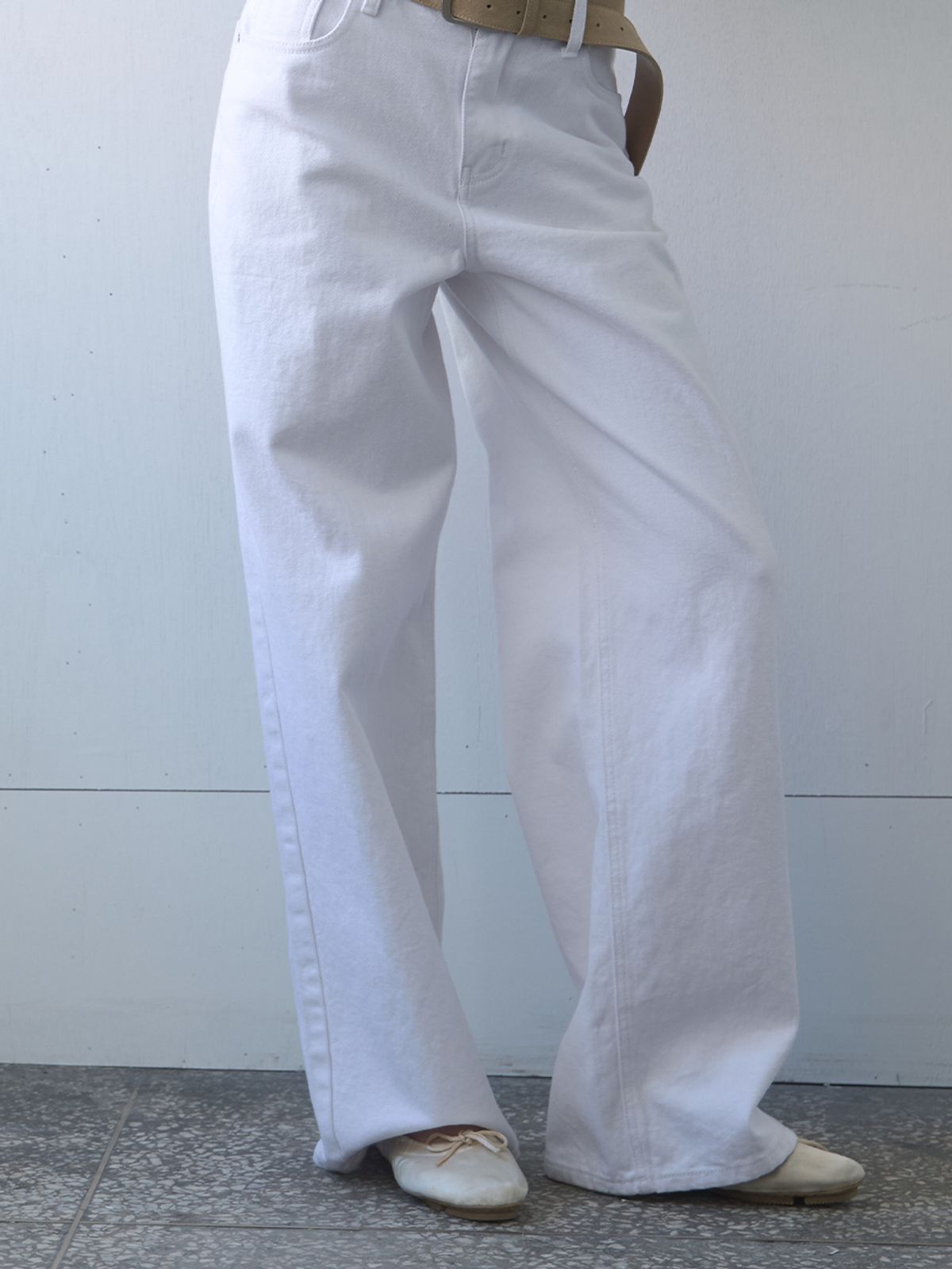 기준(KIJUN) Daily Essential Jeans Off-White
