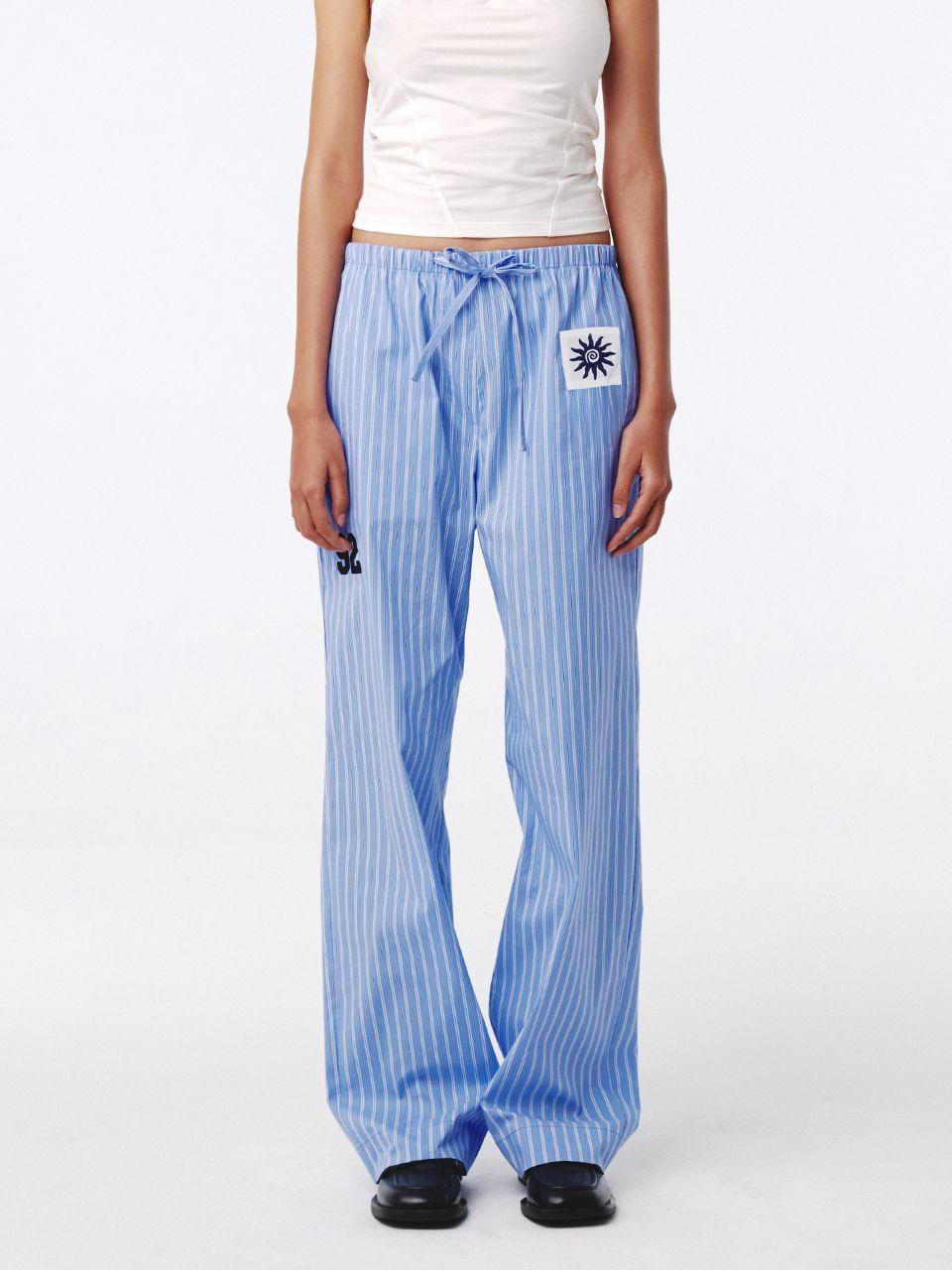 kijun le soleil lounge pants butter Linen Square Pocket Pant