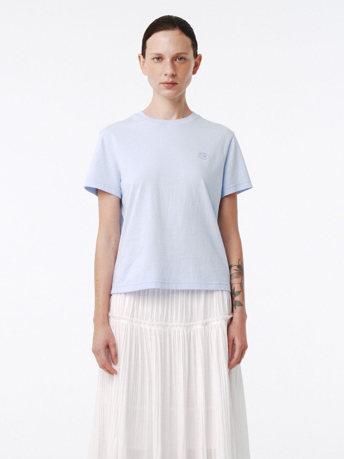 기준(KIJUN) Logo Tee Sky Blue