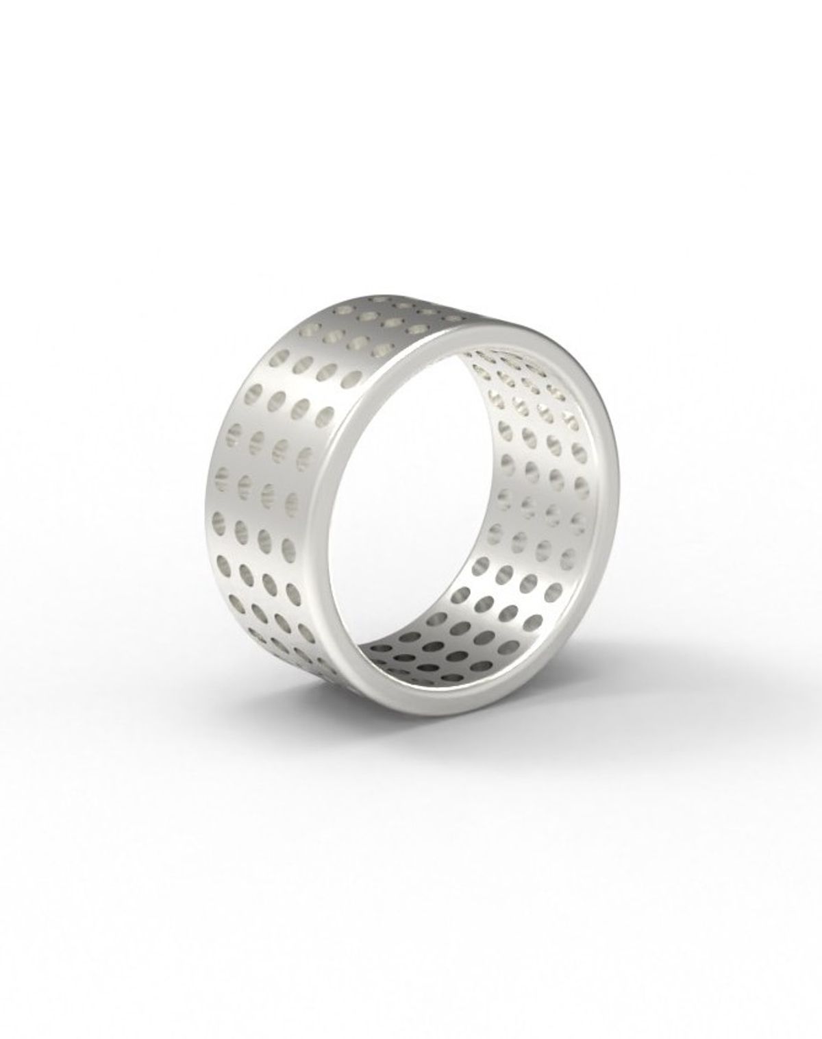 르네오브제(RENEOBJET) WIN CIRCLE RING (4R) [STERLING SILVER] 기하학 디자인 패턴 포인트 925 실버 반지