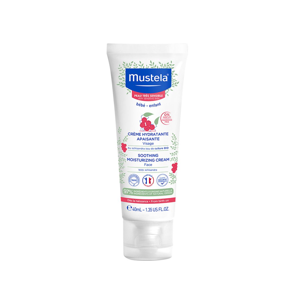 무스텔라(MUSTELA) 수딩 모이스처라이징 크림 40ml