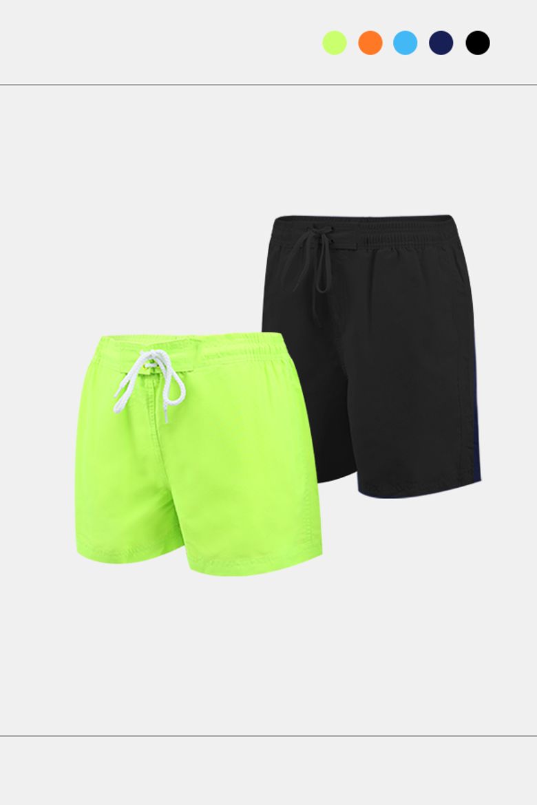 [2PACK] 남자 여성 워터 스윔팬츠