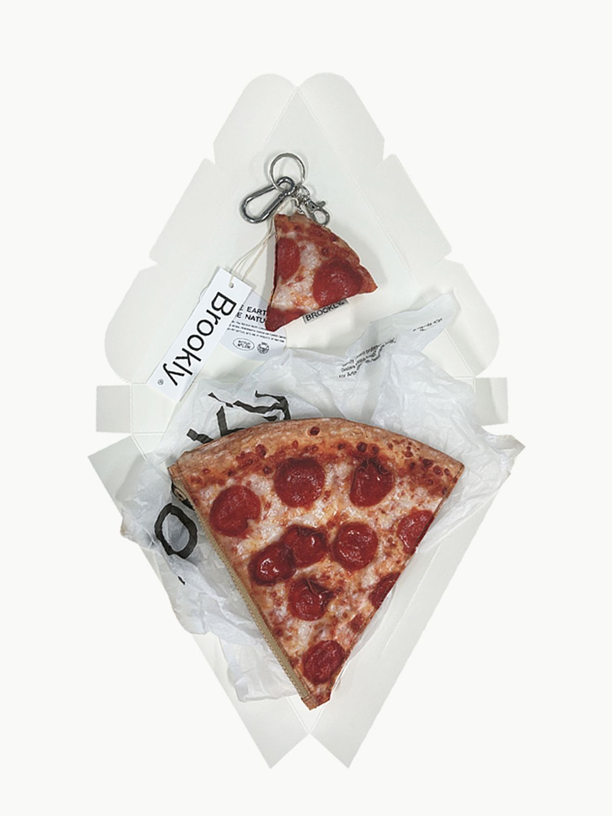 브룩클리(BROOKLY) A Slice Pouch+Keyring SET