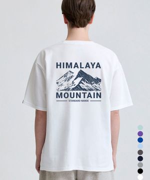 히말라야 오버핏 프린팅 티셔츠 그래픽 9color