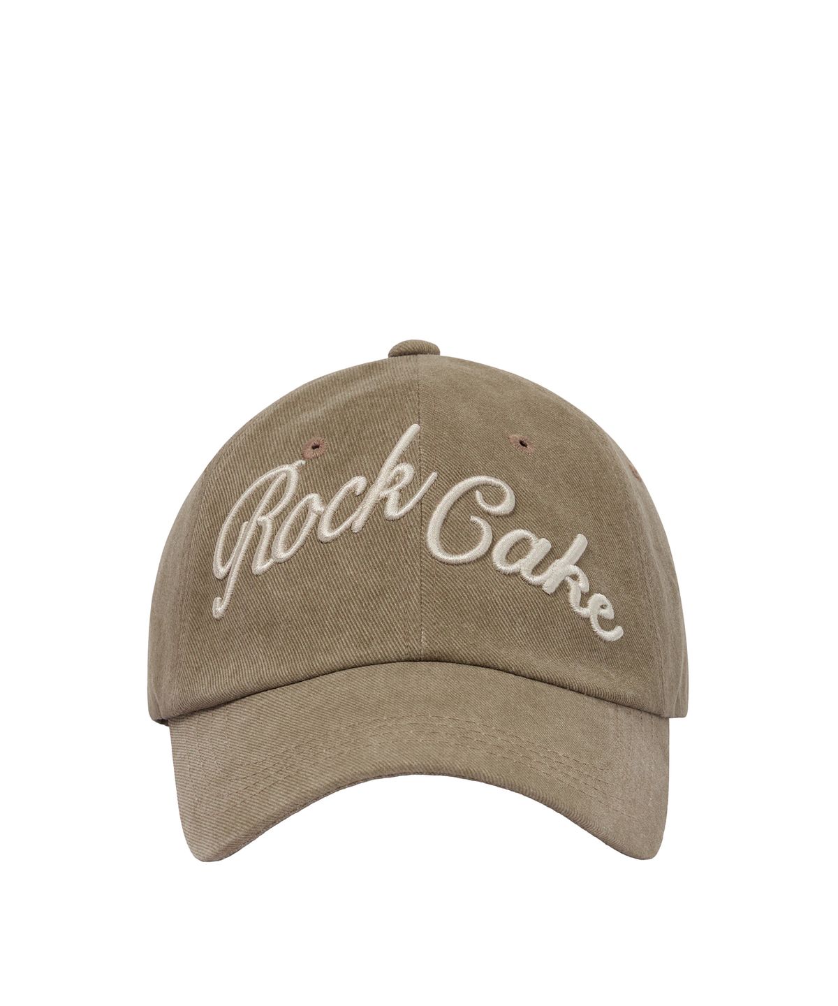 락케이크(ROCKCAKE) Script Pigment Ball Cap - Beige
