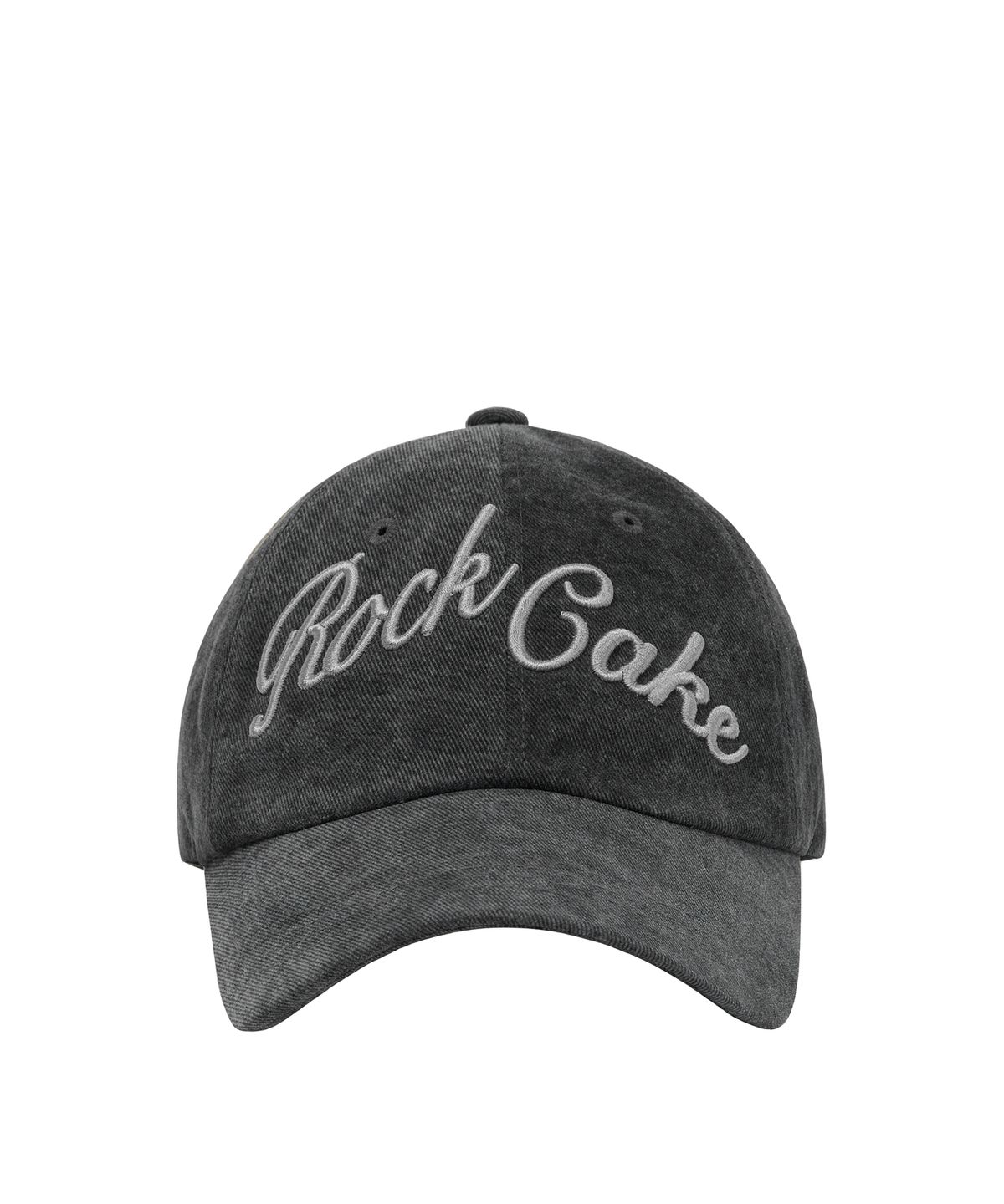 락케이크(ROCKCAKE) Script Pigment Ball Cap - Charcoal