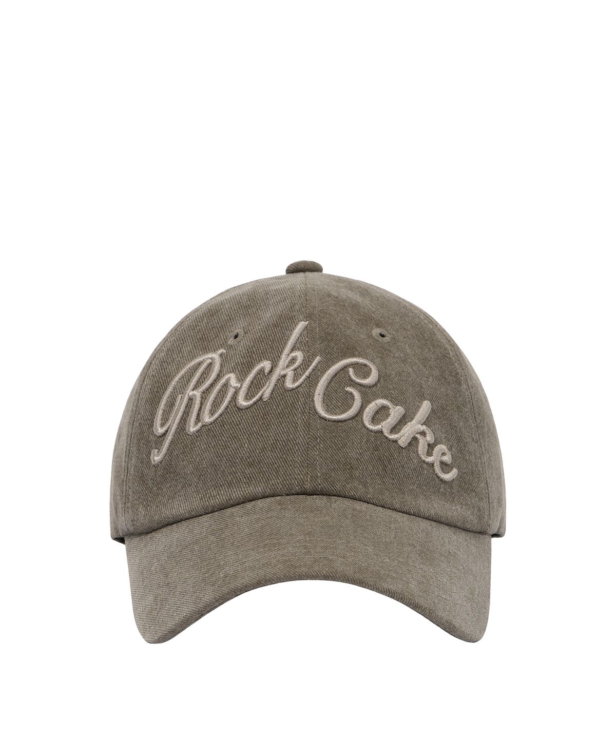 락케이크(ROCKCAKE) Script Pigment Ball Cap - Khaki