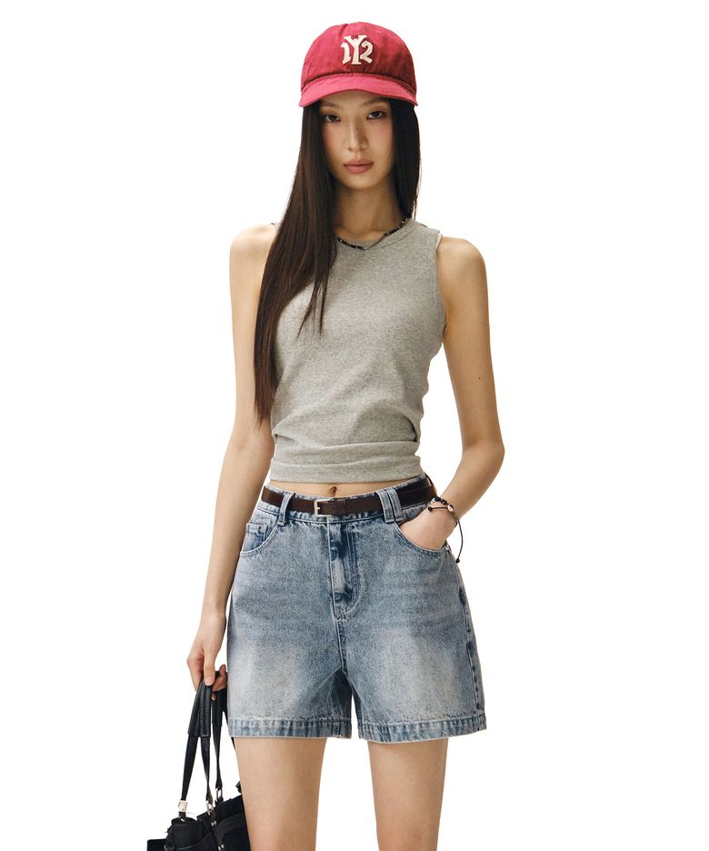 Signature Denim Shorts DCWPT007LBlueB